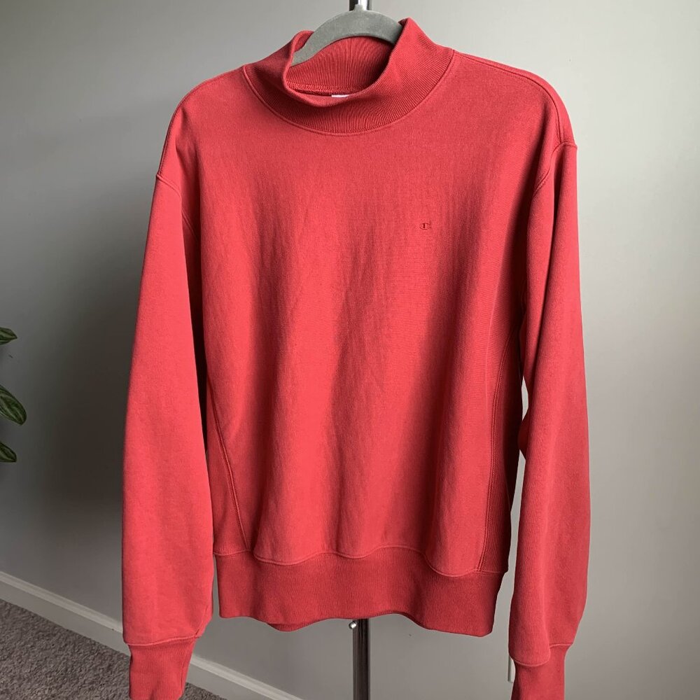 Champion sweatshirt mock v-neck